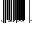 Barcode Image for UPC code 062840000077