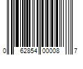 Barcode Image for UPC code 062854000087