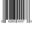 Barcode Image for UPC code 062863000078