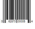 Barcode Image for UPC code 062870000054