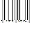 Barcode Image for UPC code 0629281003304