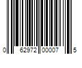 Barcode Image for UPC code 062972000075