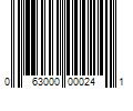 Barcode Image for UPC code 063000000241