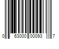 Barcode Image for UPC code 063000000937