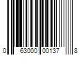 Barcode Image for UPC code 063000001378