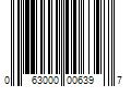 Barcode Image for UPC code 063000006397