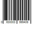 Barcode Image for UPC code 0630003999409