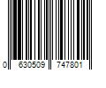 Barcode Image for UPC code 0630509747801