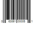 Barcode Image for UPC code 063061000051