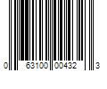 Barcode Image for UPC code 063100004323