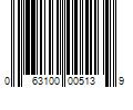 Barcode Image for UPC code 063100005139