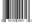 Barcode Image for UPC code 063100005313