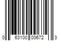 Barcode Image for UPC code 063100006723