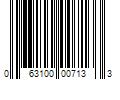 Barcode Image for UPC code 063100007133