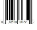 Barcode Image for UPC code 063100008727