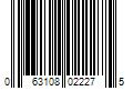 Barcode Image for UPC code 063108022275