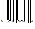 Barcode Image for UPC code 063121000076