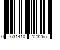 Barcode Image for UPC code 0631410123265