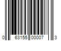 Barcode Image for UPC code 063155000073