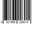 Barcode Image for UPC code 0631566026014