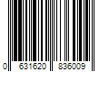 Barcode Image for UPC code 0631620836009