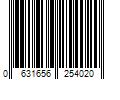 Barcode Image for UPC code 0631656254020