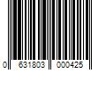 Barcode Image for UPC code 0631803000425