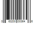 Barcode Image for UPC code 063200003646