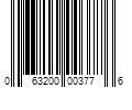 Barcode Image for UPC code 063200003776