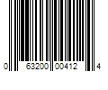 Barcode Image for UPC code 063200004124