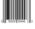 Barcode Image for UPC code 063200004483