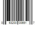 Barcode Image for UPC code 063200006517