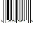 Barcode Image for UPC code 063200008269