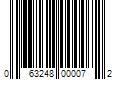 Barcode Image for UPC code 063248000072