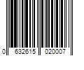 Barcode Image for UPC code 0632615020007