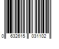 Barcode Image for UPC code 0632615031102