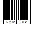 Barcode Image for UPC code 0632634400026