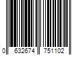 Barcode Image for UPC code 0632674751102