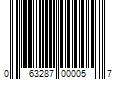 Barcode Image for UPC code 063287000057