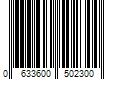 Barcode Image for UPC code 0633600502300