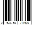 Barcode Image for UPC code 0633758011600