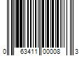 Barcode Image for UPC code 063411000083