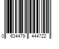 Barcode Image for UPC code 0634479444722