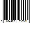 Barcode Image for UPC code 0634482536001