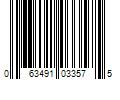 Barcode Image for UPC code 063491033575