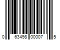 Barcode Image for UPC code 063498000075