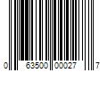 Barcode Image for UPC code 063500000277