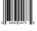 Barcode Image for UPC code 063543040735