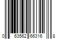 Barcode Image for UPC code 063562663168