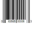 Barcode Image for UPC code 063585000063